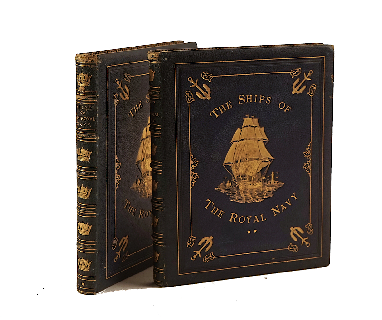 The Royal Navy; in a Series of Illustrations, Portsmouth, 1875-81, 2 vols., 49 fine... - Image 5 of 5