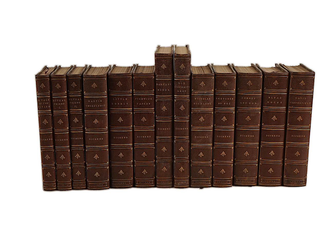 BINDINGS - Charles DICKENS (1812-70). [Selected Works], London, 1844-65, 12 works in 13 vols.,...