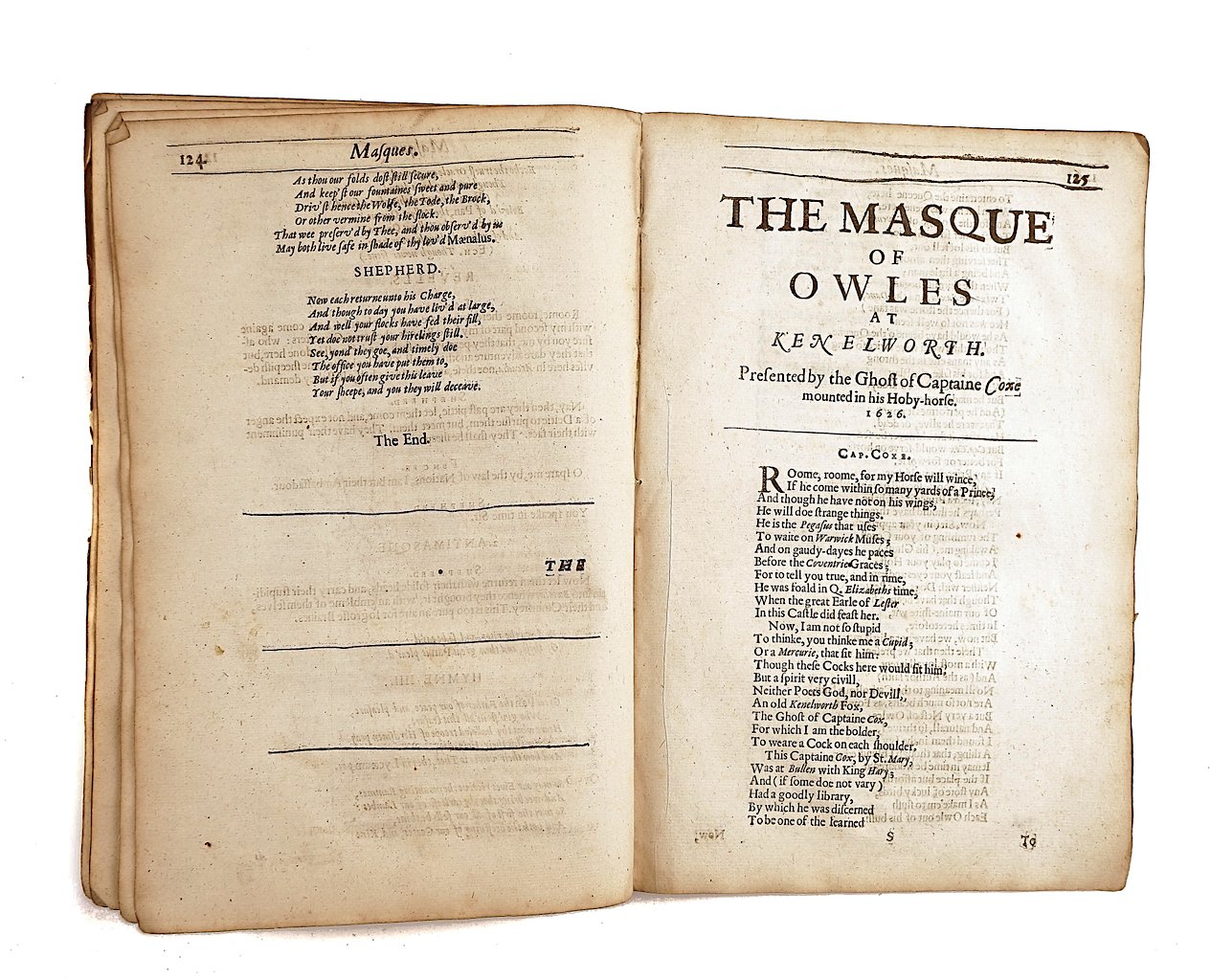 [JONSON, Ben (1572-1637)], and others. Christmas, His Masque, [and other Masques], London, [... - Image 2 of 4