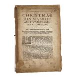 [JONSON, Ben (1572-1637)], and others. Christmas, His Masque, [and other Masques], London, [...