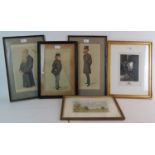 Three antique Vanity Fair portrait prints by 'Spy',