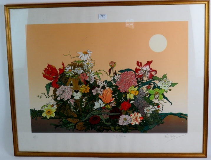 Fleur Cowles (American, 1908-2009) - 'King's Choice', signed limited edition print, number 17/60,