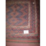 A mid - late 20's Persian rug with centr