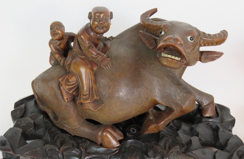 A large pair of 19th Century Chinese roo - Image 3 of 6