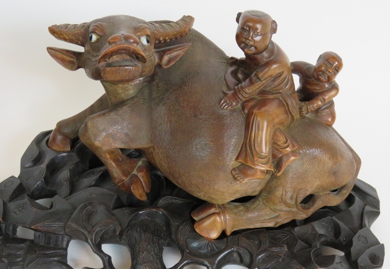 A large pair of 19th Century Chinese roo - Image 2 of 6