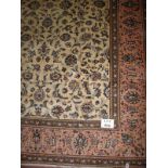 A Kashan carpet, the central pattern on