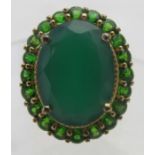 Large natural Russian diopside & green o