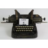 A vintage Oliver No II Batwing typewrite