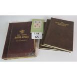The Handy Royal Atlas by W & AK Johnston Ltd in leather binding,