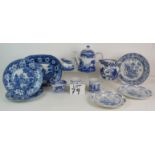 A Spode Italian 3 piece tea set,