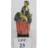 A rare 'Miranda' Royal Doulton figure number HN1818, designed by Leslie Harradine, circa 1939.