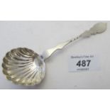 A good quality sifter spoon, Sheffield 1