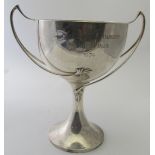A large Art Nouveau silver trophy 'Cambr