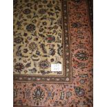 A Kashan carpet, the central pattern on