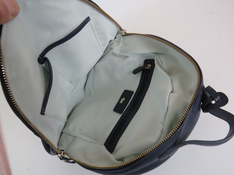 A Radley fashion backpack in navy blue g - Image 4 of 4
