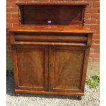 A Victorian mahogany chiffonier/sideboar