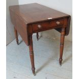 A 19th century mahogany Pembroke table w