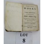 Miscellaneous Works in Verse and Prose of the Late Right Honourable Joseph Addison Esq,