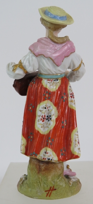 A 19th Century Sitzendorf porcelain figu - Image 3 of 11