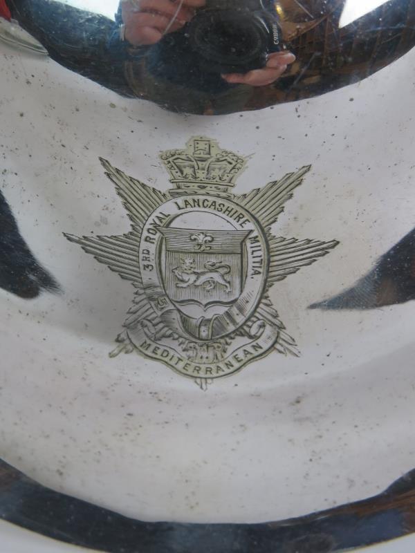 A silver plated regimental serving dish - Image 8 of 10