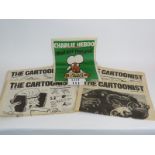 The first four copies of The Cartoonist