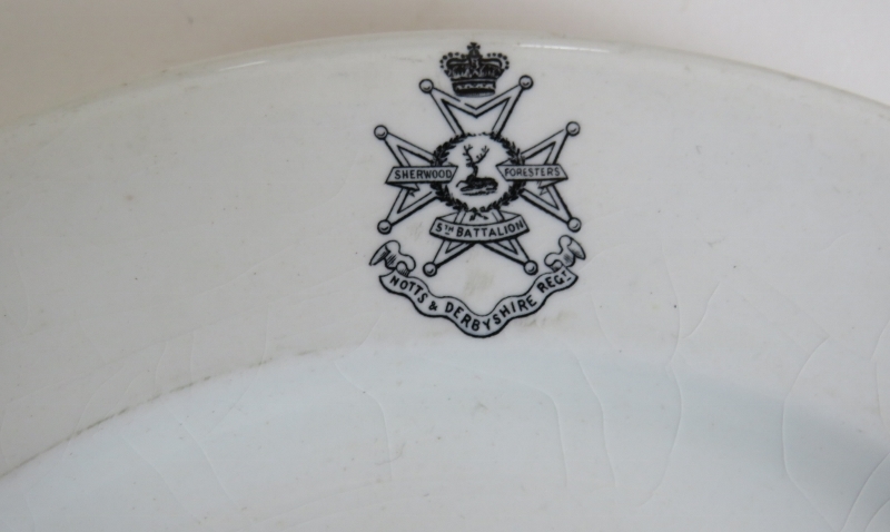 A silver plated regimental serving dish - Image 4 of 10