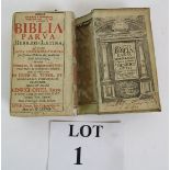Biblia Parva Hebrew Latin translation Bible by Henry Opitz published 1689,