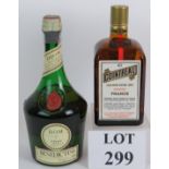 A bottle of Benedictine liqueur and a bottle of Cointreau, both circa 1980's. 75cl. (2).