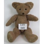 A much loved mid-Century mohair teddy be