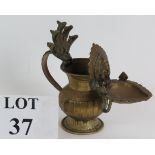 A small brass antique Himalayan Hindu te