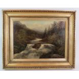 Ellis Wilson (1899-1977) - 'Mountainous landscape', oil on canvas, signed lower right, framed.