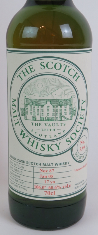 One bottle of The Scotch Malt Whisky Society single cask Malt Whisky, cask No 3.99. 'Autumn Bonfire' - Image 2 of 7