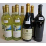 Eight bottles of Australian wine including one bottle of Doubleback Cabernet Sauvignon 2011, two