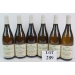 Six bottles of St Aubin 1er Cru Le Charmois 2006, white burgundy, Jobard-habloz, 75cl. (6).