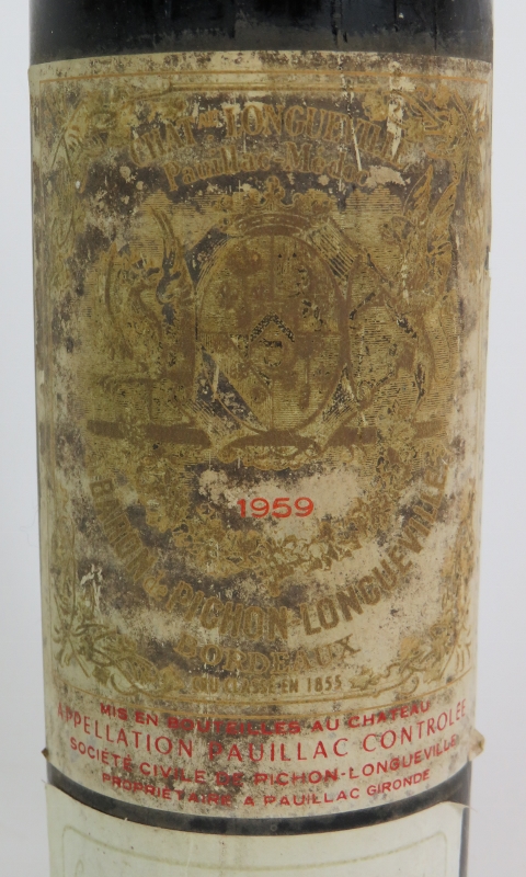 One bottle of Chateau Longueville 1959, Pauilac Medoc, Baron Pichon Longueville. Condition report: - Image 2 of 5