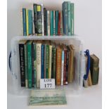 A collection of mainly reference books on antiques, porcelain, art etc plus a number of books by