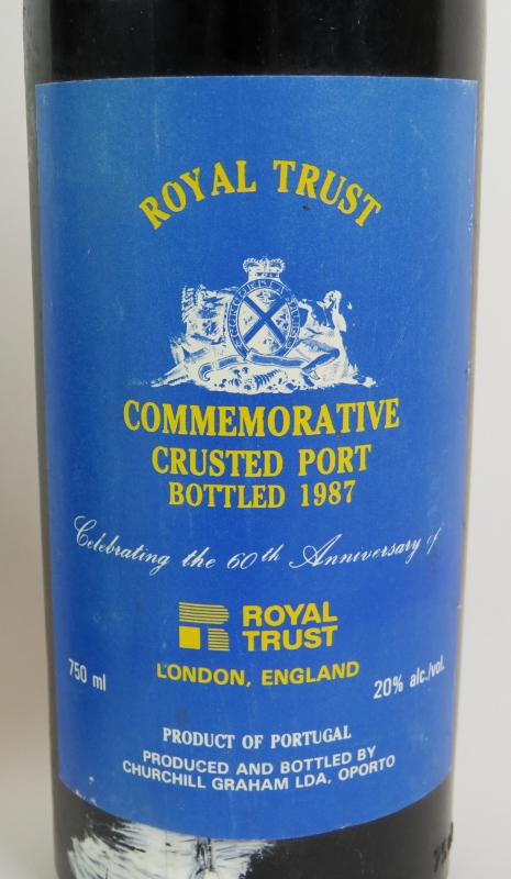 A bottle of Royal Trust Commemorative Crusted Port, bottled 1987 by Churchill Graham, a bottle of - Image 2 of 4