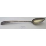 A George III silver old English pattern basting spoon, Edinburgh 1807, possibly Mitchell &