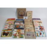 A large collection of cigarette and tea card albums from 1930s to 1970s including WD & HO Wills,