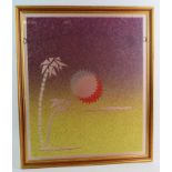 Bridget Smith (b.1966) - 'Double Sunset', limited edition screen-print on neutral density Perspex,