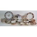 A quantity of 19th and 20th Century tea ware including Maddock, Florence, Ridgwaye, Taylor 7 Kent