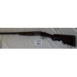 Magnum 3" chambers on 12 bore side-by-side Saint Etienne shotgun, Ser No 693874, barrels 30",