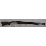 Rizzini 12 bore, O/U with engraved scene (game), Ser No 71561, vented barrels, 28£ barrels, 14 1/