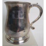 A George III silver tankard by Humphrey Payne, London 1737/38, approx 12cm high, approx weight 12.