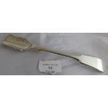 An Edwardian silver stilton scoop, Sheffield 1902, maker J & J Maxfield Ltd. Weight 63 grams,