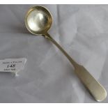 A rare Scottish Dundee marked fiddle pattern toddy ladle. Maker Alexander Cameron circa 1818-1849.