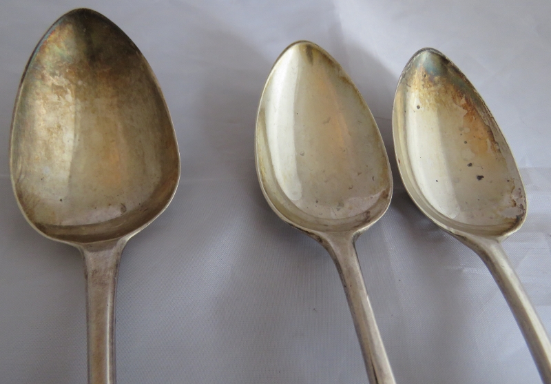 Georgian silver tablespoon London 1809, maker Peter & William Bateman. Weight 61 grams, measures 8. - Image 2 of 8