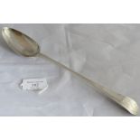 A Georgian 18th century serving spoon by Hester Bateman, London 1787, mono to handle. Weight 96