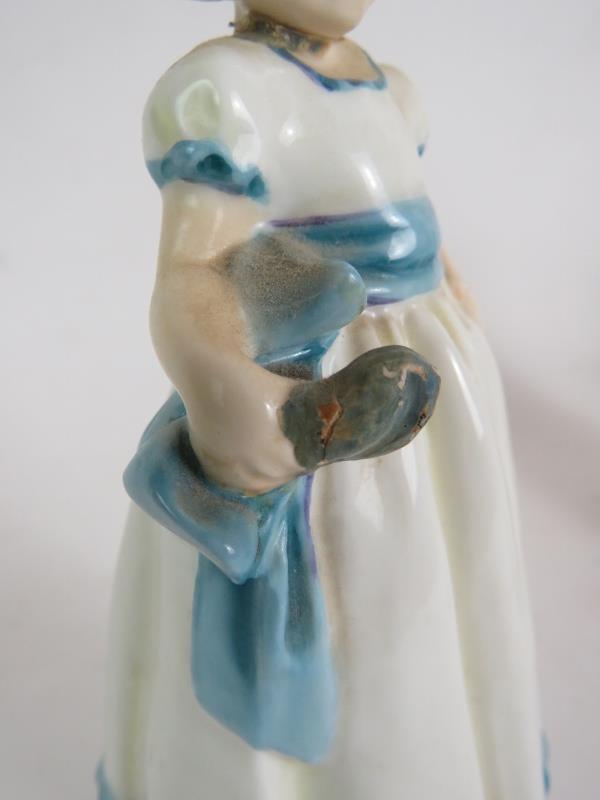 Four Royal Worcester porcelain figurines by Freda Doughty, Monday's Child, Thursday's Child, - Image 5 of 6