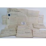 Ten 19th Century conveyance and mortgage documents relating to Tonbridge, the earliest for 1857. (
